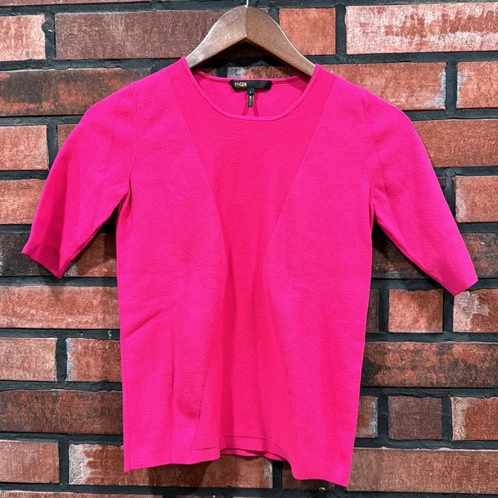 Maje Musa Stretch-knit Top - Picture 2 of 7